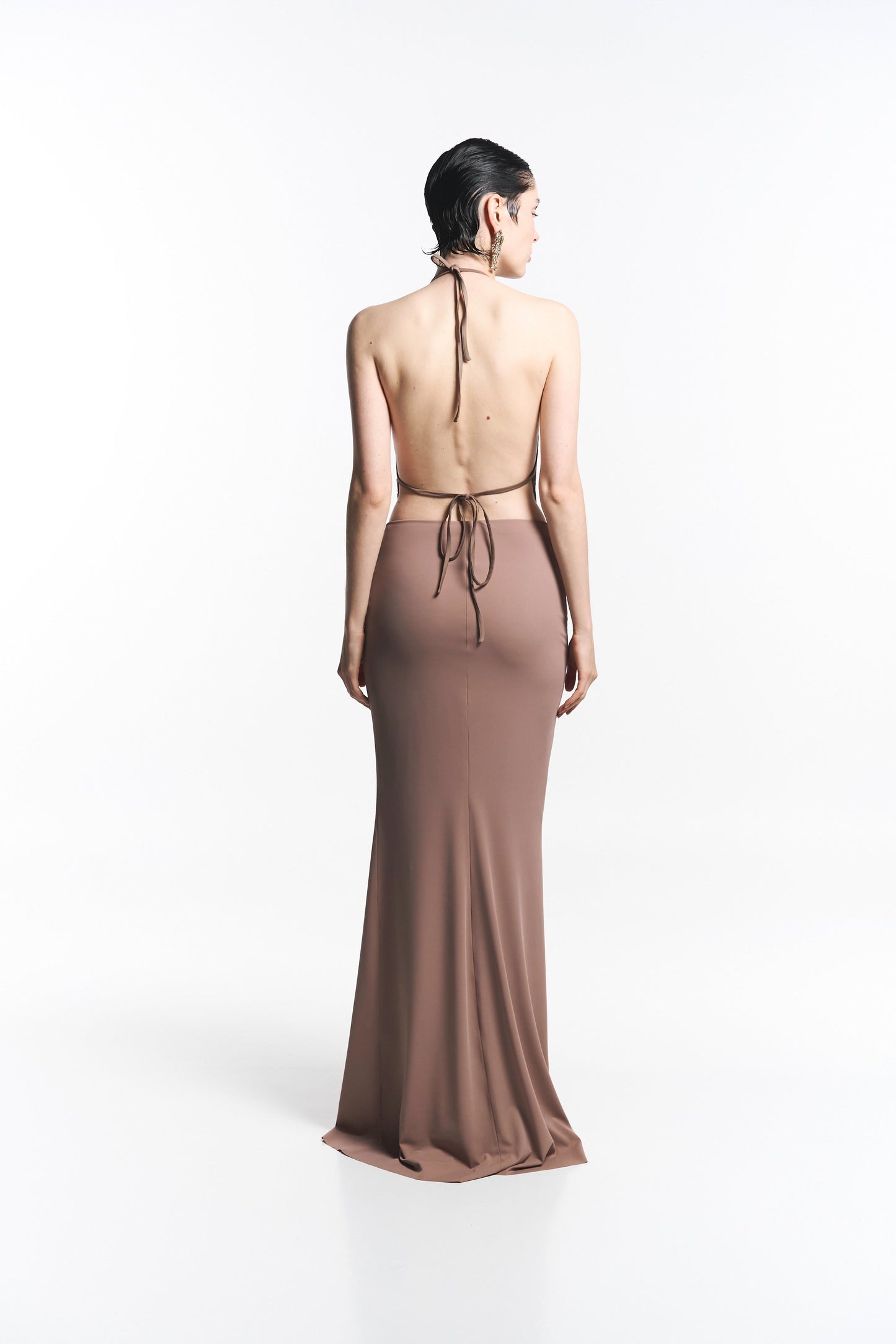 Zarae Truffle Maxi Skirt