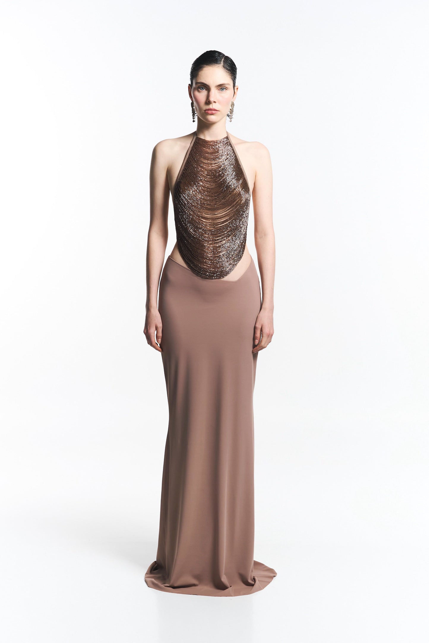 Zarae Truffle Maxi Skirt