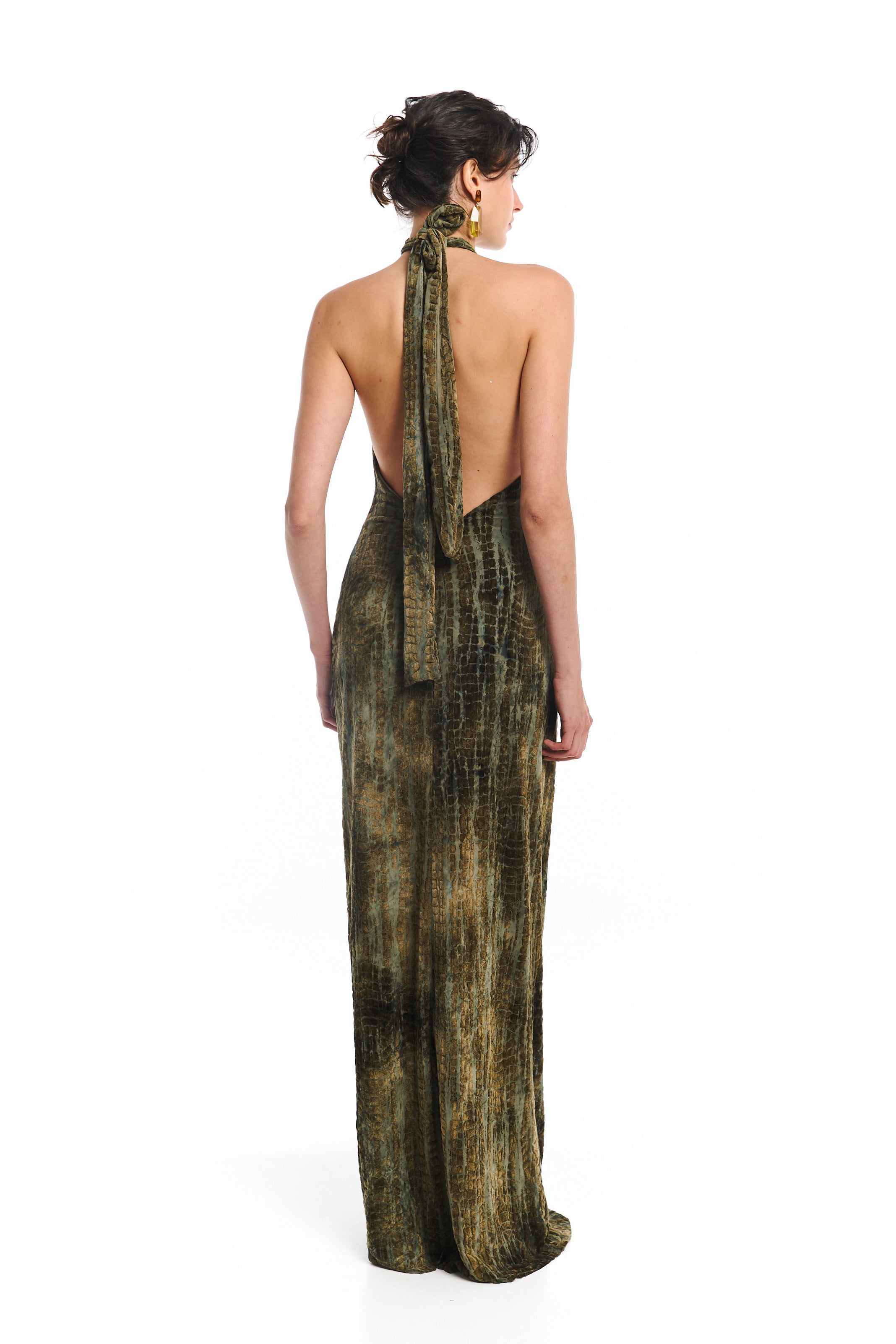 Croco Maxi Dress