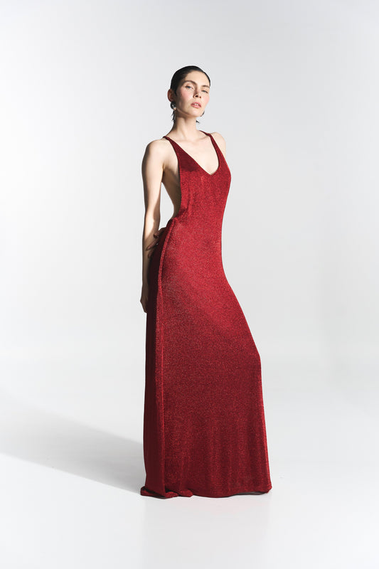Noa Cabernet Dress
