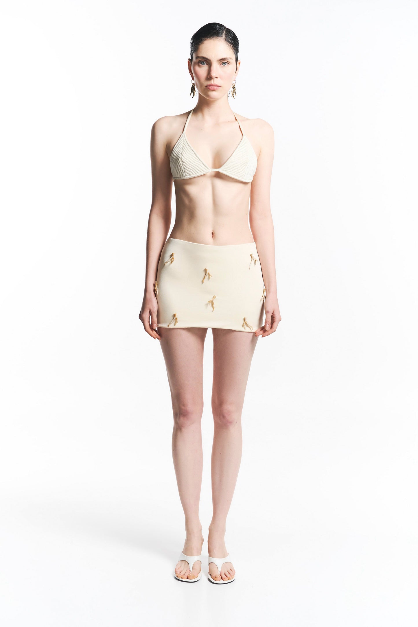 Algae Ivory Mini Skirt